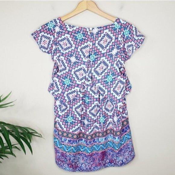 Anthropologie Meadow Rue | Flutter Back Blouse - Picture 3 of 7